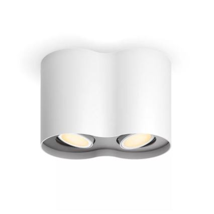 Philips - LED Dimmelhető spotlámpa Hue PILLAR 2xGU10/4,2W/230V 2200-6500K + távirányítás fehér
