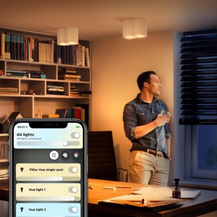 Philips - LED Dimmelhető spotlámpa Hue PILLAR 2xGU10/5W/230V + távirányító