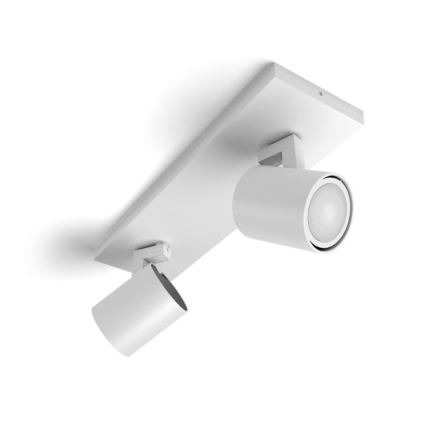 Philips - LED Dimmelhető spotlámpa Hue RUNNER 2xGU10/4,2W/230V 2200-6500K + távirányítás fehér