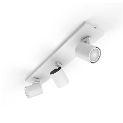 Philips - LED Dimmelhető spotlámpa Hue RUNNER 3xGU10/4,2W/230V 2200-6500K + távirányítás fehér
