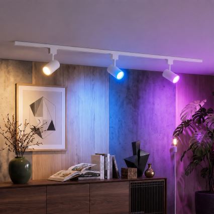 Philips - LED RGBW dimmelhető spotlámpa EASYLINK HUE sínes rendszerhez 3xGU10/4,7W/230V 2200-6500K 1m fehér