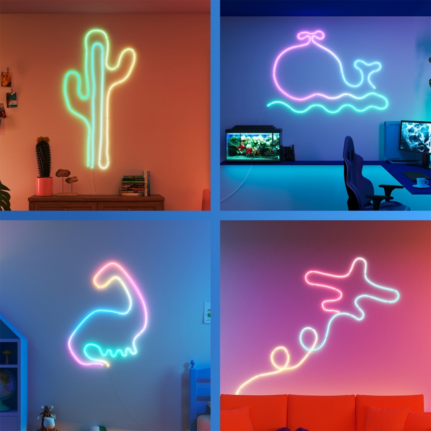 Philips - LED RGBIC dimmelhető szalag SMART NEON FLEX 10m LED/45W/230V 2700-6500K Wi-Fi