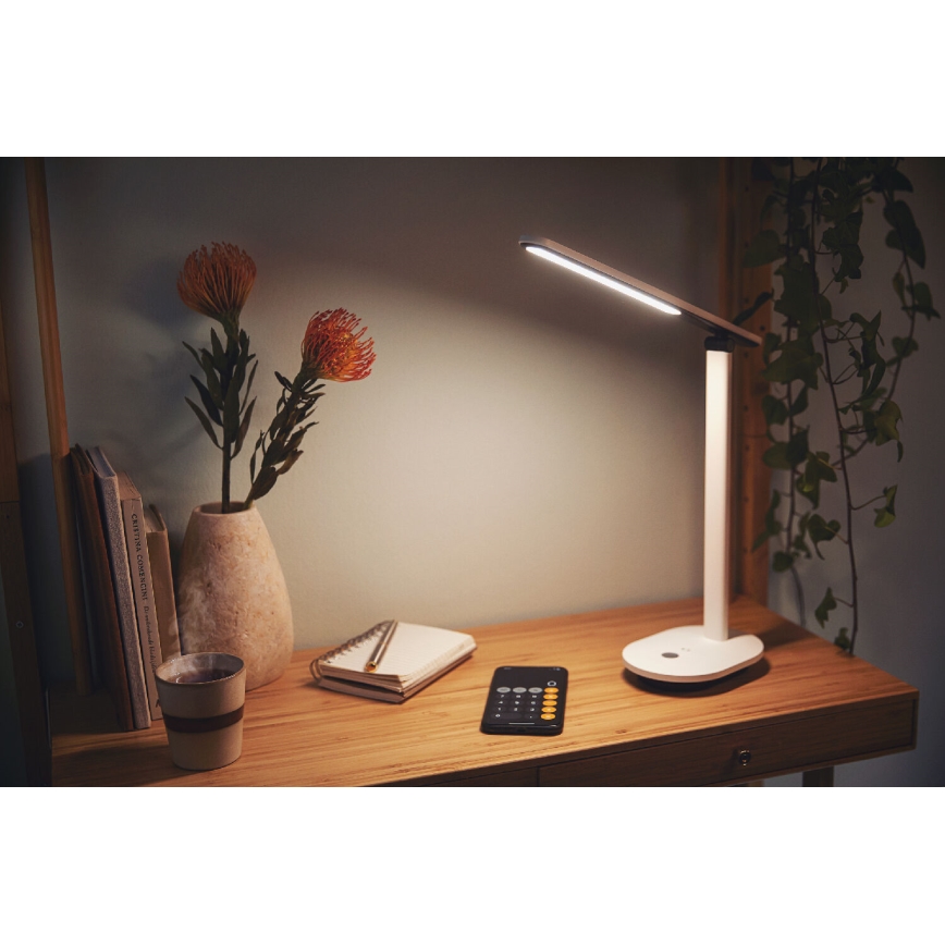 Philips - LED érintőkapcsolós asztali lámpa IVORY LED/5W/5V 3000 mAh 2700/3600/5000K CRI 90