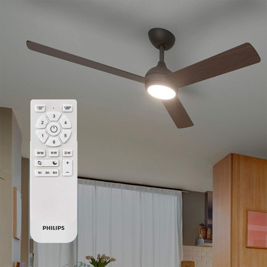Philips - LED-es, dimmelhető mennyezeti ventilátor CIVX LED/24W/230V + távirányító