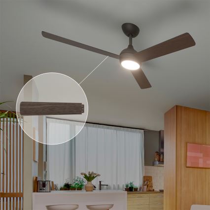 Philips - LED-es, dimmelhető mennyezeti ventilátor CIVX LED/24W/230V + távirányító