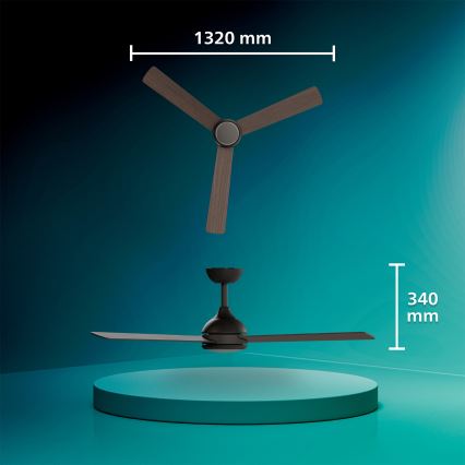 Philips - LED-es, dimmelhető mennyezeti ventilátor CIVX LED/24W/230V + távirányító