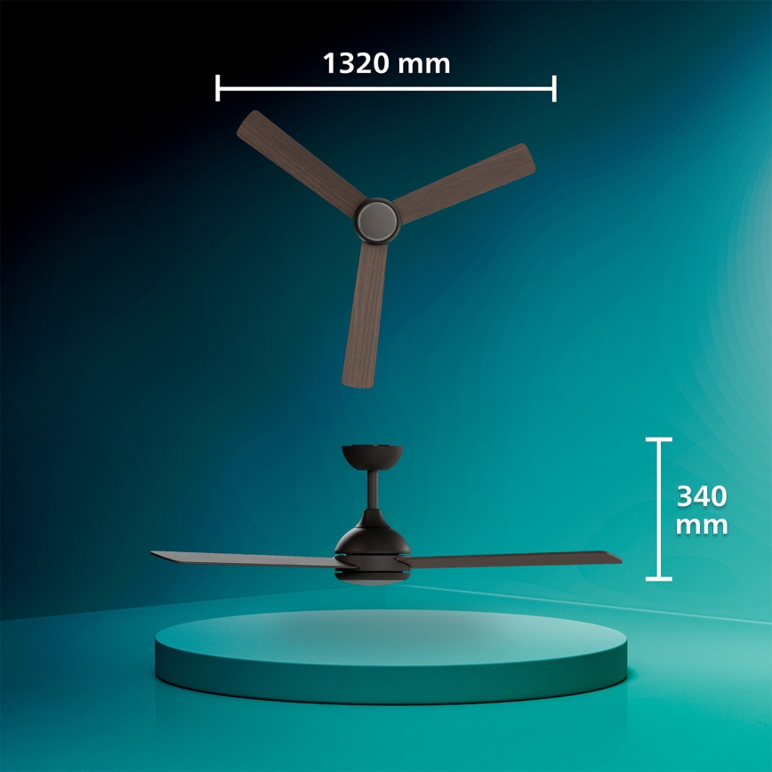 Philips - LED-es, dimmelhető mennyezeti ventilátor CIVX LED/24W/230V + távirányító