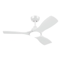 Philips - LED fényerőszabályozható mennyezeti ventilátor OLAS LED/24W/230V, átmérő 106 cm, fehér + távirányító