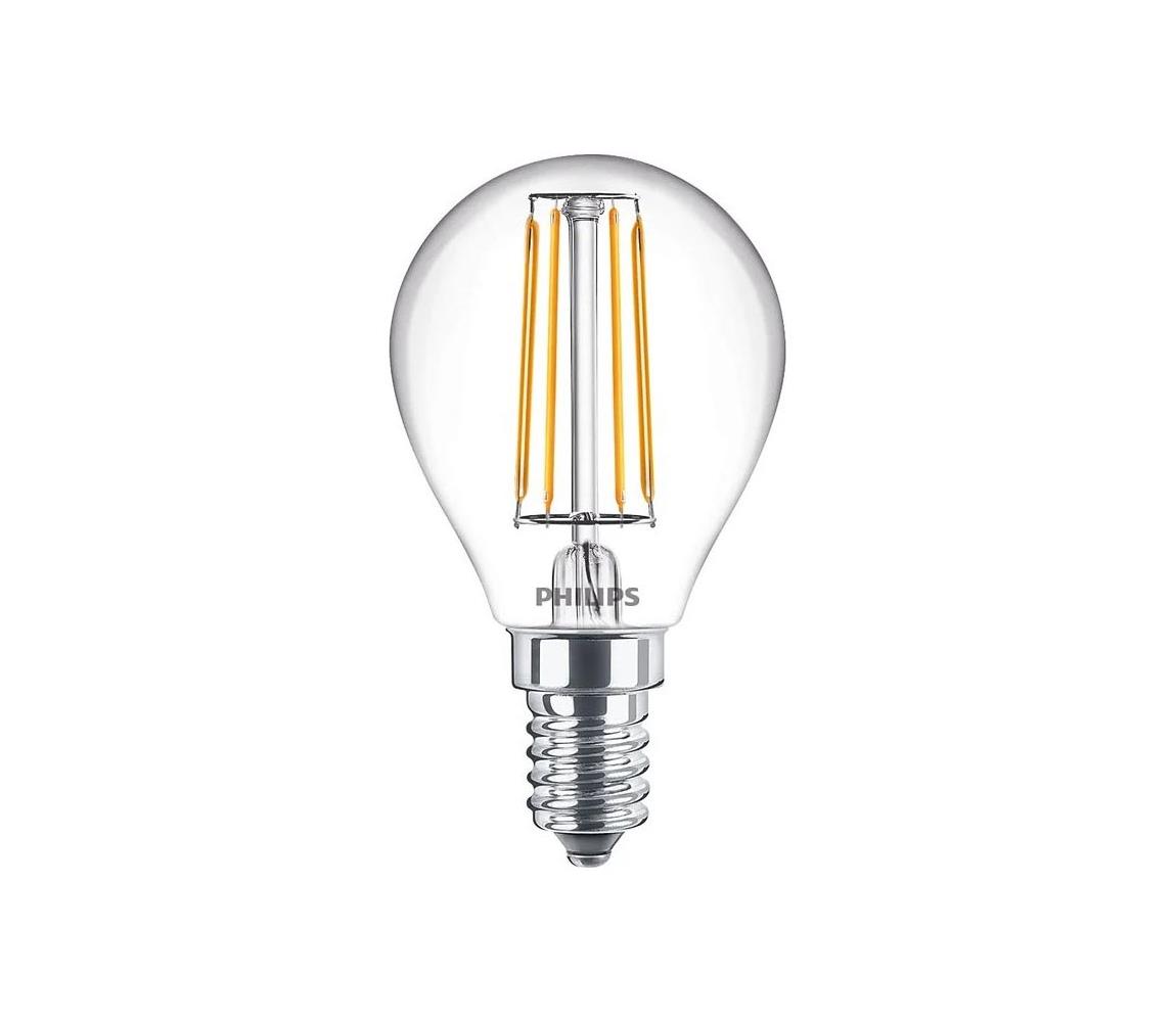 Philips LED filament izzó E14/4,3W/230V 4000K 8718699762278