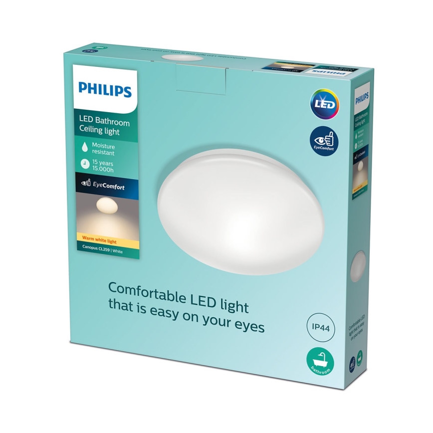 Philips - LED Fürdőszobai mennyezeti lámpa LED/17W/230V IP44