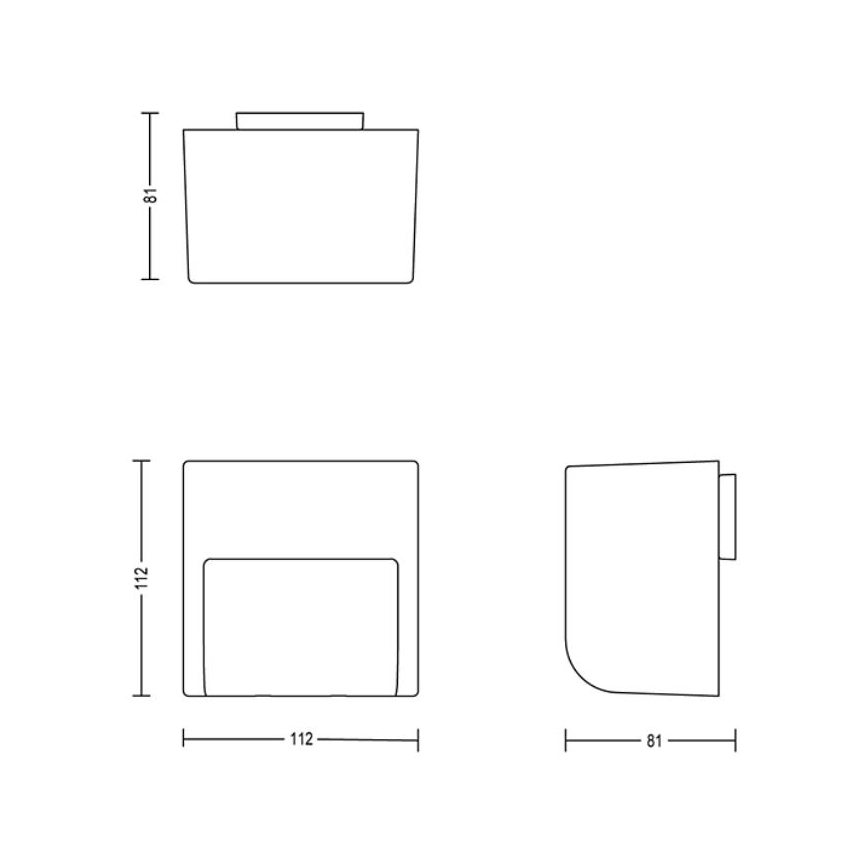 Philips - LED Kültéri fali lámpa GRITS LED/1,5W/24V IP44