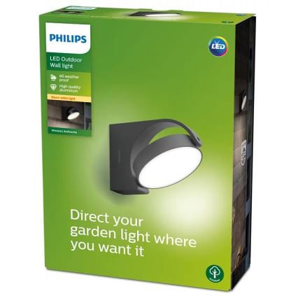 Philips - LED Kültéri fali lámpa LED/7W/230V 2700K IP44