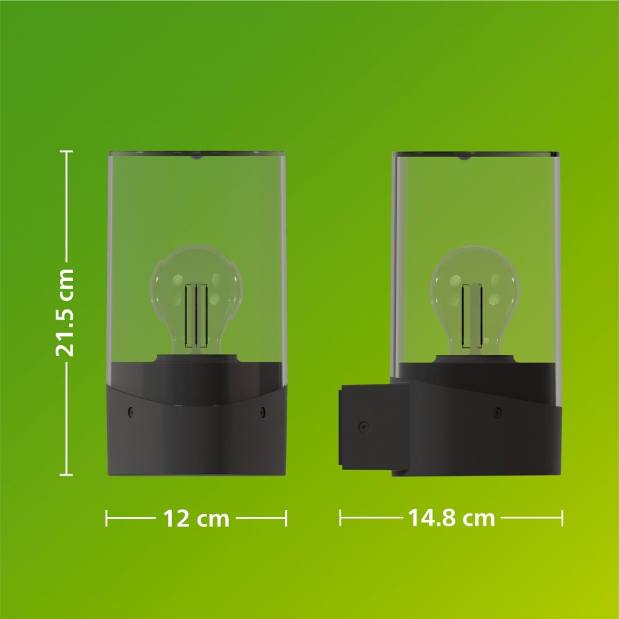 Philips - LED kültéri fali lámpa NAYL 1xE27/4W/230V 2700K IP44