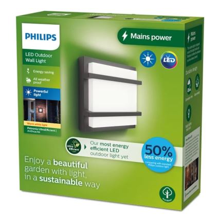 Philips - LED Kültéri fali lámpa PETRONIA LED/3,8W/230V IP44