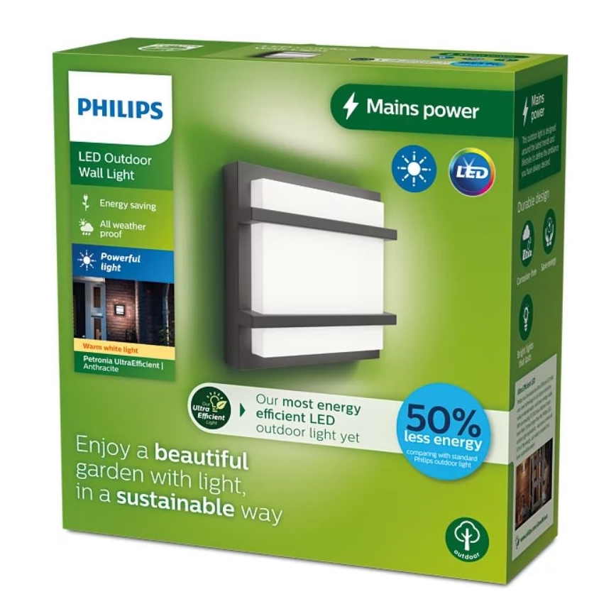 Philips - LED Kültéri fali lámpa PETRONIA LED/3,8W/230V IP44