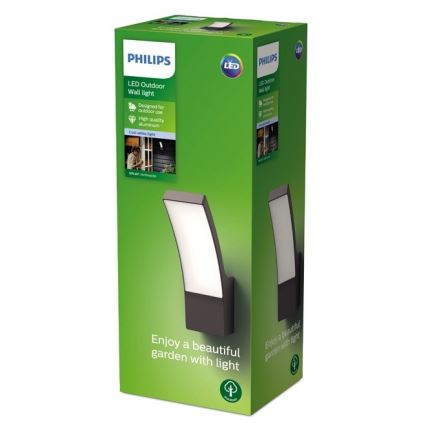 Philips - LED Kültéri fali lámpa LED/12W/230V 4000K IP44