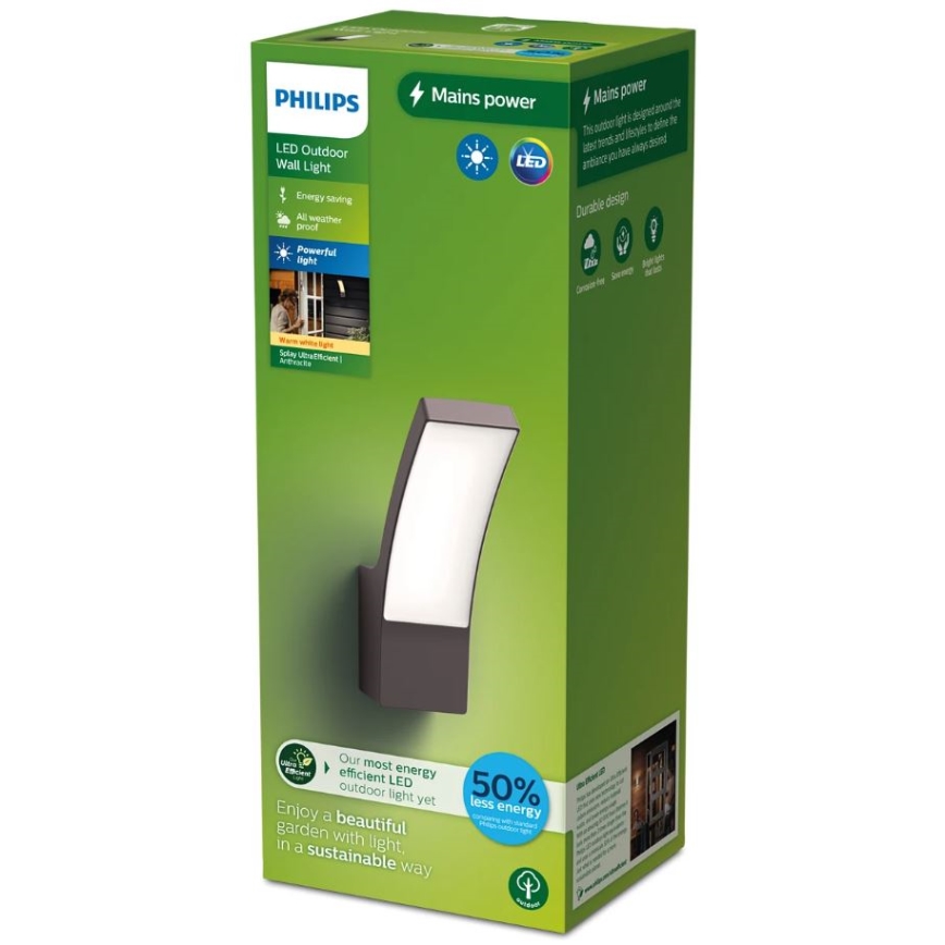 Philips - LED Kültéri fali lámpa SPLAY LED/3,8W/230V IP44