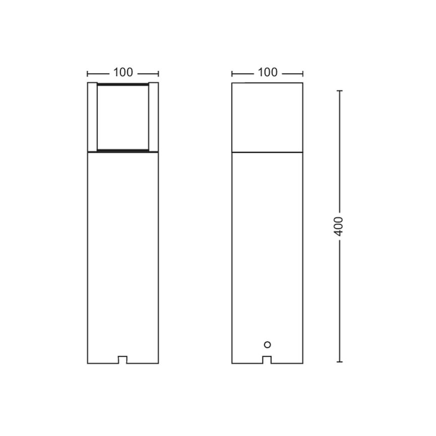 Philips - LED Kültéri lámpa LED/6W/12V 4000K 2700K IP44