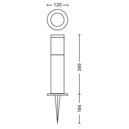 Philips - LED kültéri lámpa GARDENLINK LED/6W/230V 2700K IP44