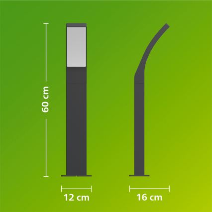 Philips - LED kültéri lámpa SPLAY LED/4,3W/230V 2700K 60 cm IP44
