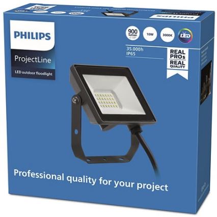 Philips - LED Kültéri reflektor PROJECTLINE LED/10W/230V IP65 3000K