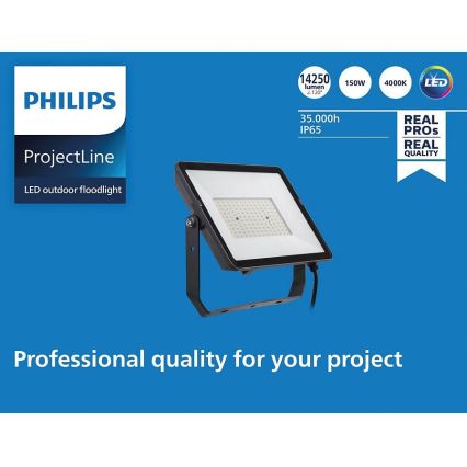 Philips - LED Kültéri reflektor PROJECTLINE LED/150W/230V IP65 4000K