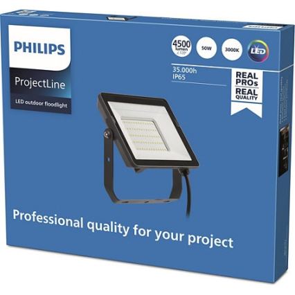 Philips - LED Kültéri reflektor PROJECTLINE LED/50W/230V IP65 3000K
