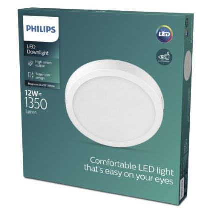 Philips - LED Mennyezeti lámpa LED/12W/230V 4000K fehér