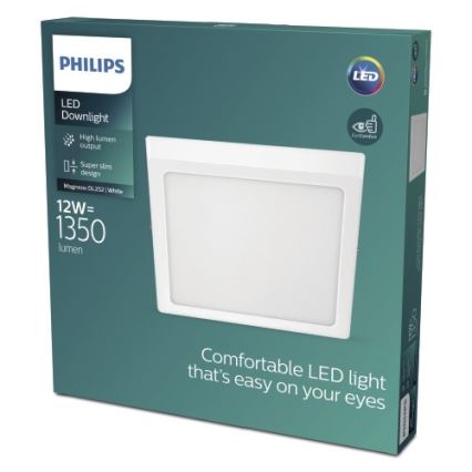 Philips - LED Mennyezeti lámpa LED/12W/230V 4000K fehér