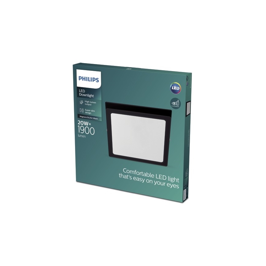 Philips - LED Mennyezeti lámpaLED/20W/230V 2700K fekete