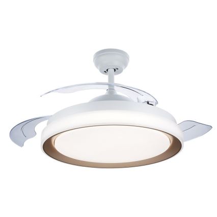 Philips - LED mennyezeti lámpa ventilátorral LED/35W/230V 5500/4000/2700K arany + távirányító