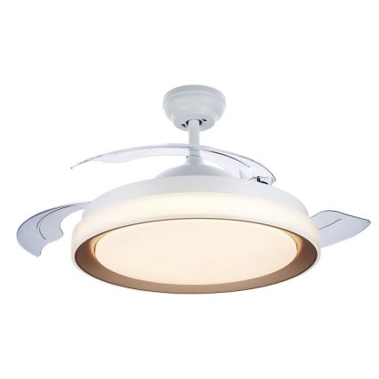Philips - LED mennyezeti lámpa ventilátorral LED/35W/230V 5500/4000/2700K arany + távirányító