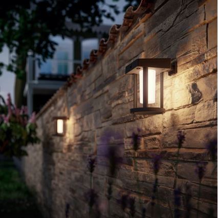 Philips - LED Napelemes fali lámpa mozgás és alkonyérzékelővel CAMILL LED/1,4W/3,7V 2000 mAh IP44