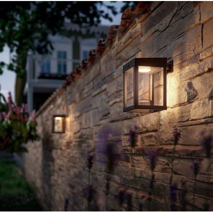 Philips - LED Napelemes fali lámpa mozgás és alkonyérzékelővel CAMILL LED/1,4W/3,7V 2000 mAh IP44