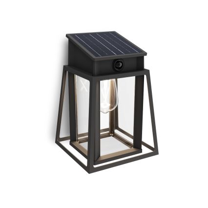 Philips - LED Napelemes fali lámpa mozgás és alkonyérzékelővel LYSIN LED/3,2W/3,7V 2600 mAh 4000K IP44