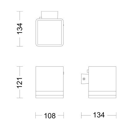 Philips - LED Napelemes fali lámpa VIRONA LED/1,8W/3,7V 2600 mAh 2700K IP44