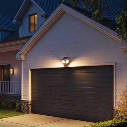 Philips - ZYREN LED napelemes fali lámpatest érzékelővel LED/24,5W/3,7V 2600 mAh 3000K IP65 fehér