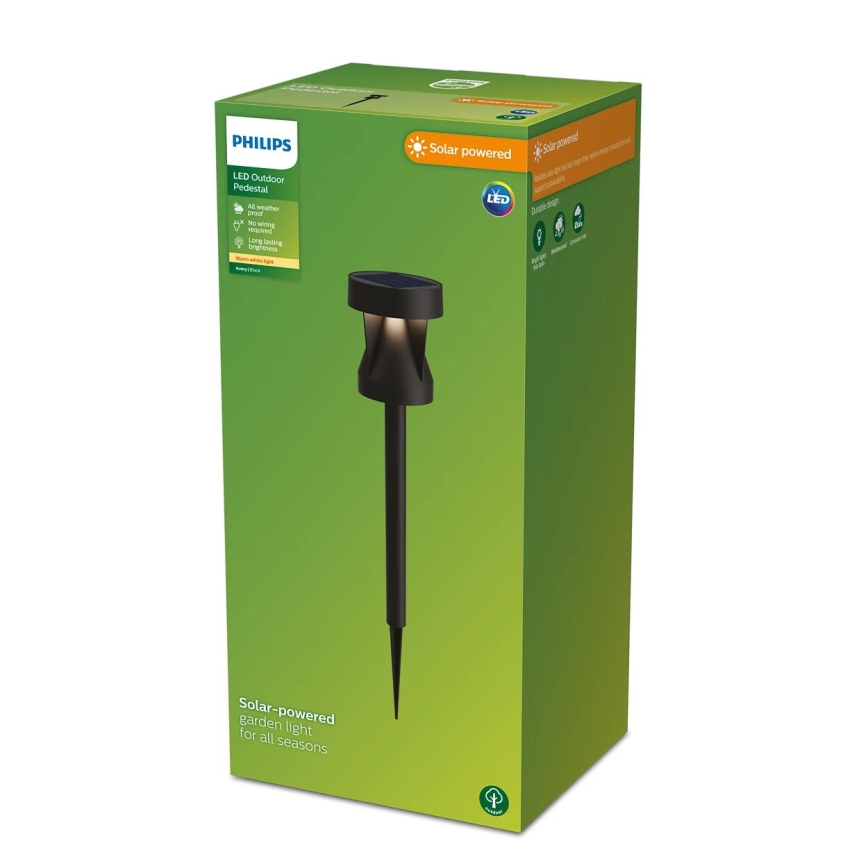 Philips - LED Napelemes lámpa AVERY LED/1,8W/3,7V 2600 mAh 2700K IP44