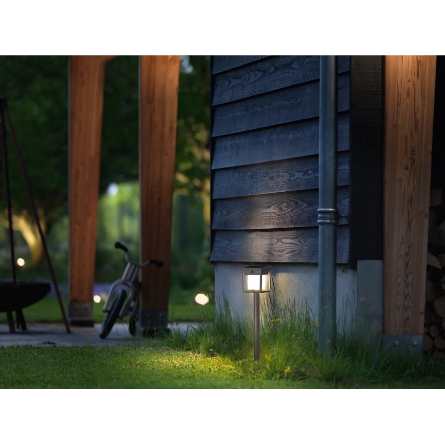 Philips - LED Napelemes lámpa mozgás- és szürkületérzékelővel BLAISE LED/1,5W/3,7V 2600 mAh 3000K IP44