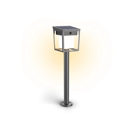 Philips - LED Napelemes lámpa mozgás- és szürkületérzékelővel BLAISE LED/1,5W/3,7V 2600 mAh 3000K IP44