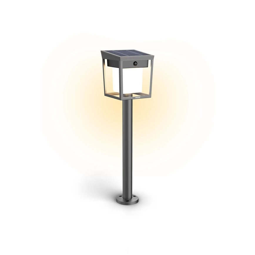 Philips - LED Napelemes lámpa mozgás- és szürkületérzékelővel BLAISE LED/1,5W/3,7V 2600 mAh 3000K IP44