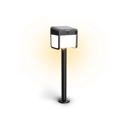 Philips - LED Napelemes lámpa mozgás- és szürkületérzékelővel EZRA LED/1,8W/3,7V 2600 mAh 3000K IP44