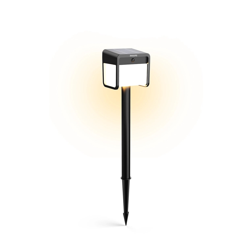 Philips - LED Napelemes lámpa mozgás- és szürkületérzékelővel EZRA LED/1,8W/3,7V 2600 mAh 3000K IP44