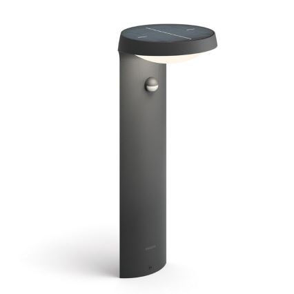 Philips - LED Napelemes lámpa mozgás- és szürkületérzékelővel LED/1,2W/4V 1800 mAh 4000K IP44