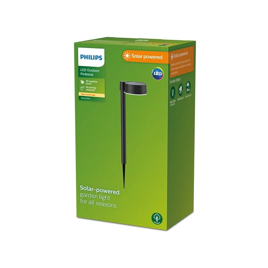 Philips - LED Napelemes lámpa VYNCE LED/1,5W/3,7V 1500 mAh IP44