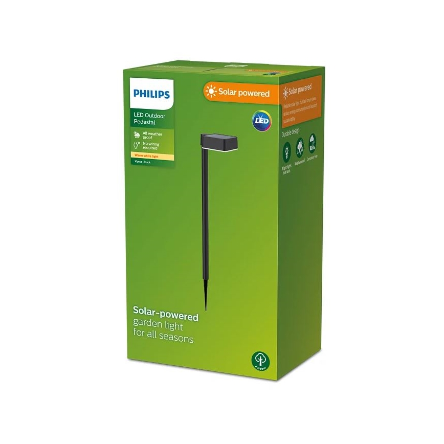 Philips - LED Napelemes lámpa VYNCE LED/1,5W/3,7V 1500 mAh IP44