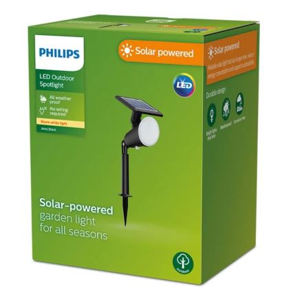 Philips - LED Napelemes spotlámpa JIVIX LED/1,4W/3,7V 1800 mAh IP44