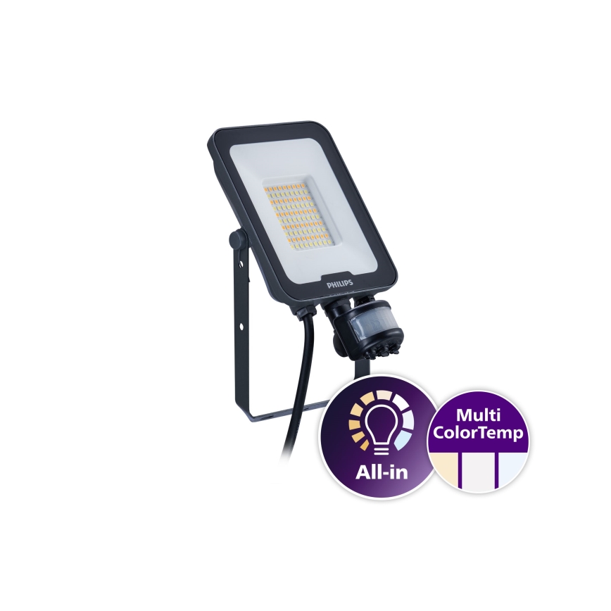 Philips - LED reflektor mozgás- és alkonyatérzékelővel LEDINAIRE ALL-IN LED/30W/230V 3000/4000/6500K IP65