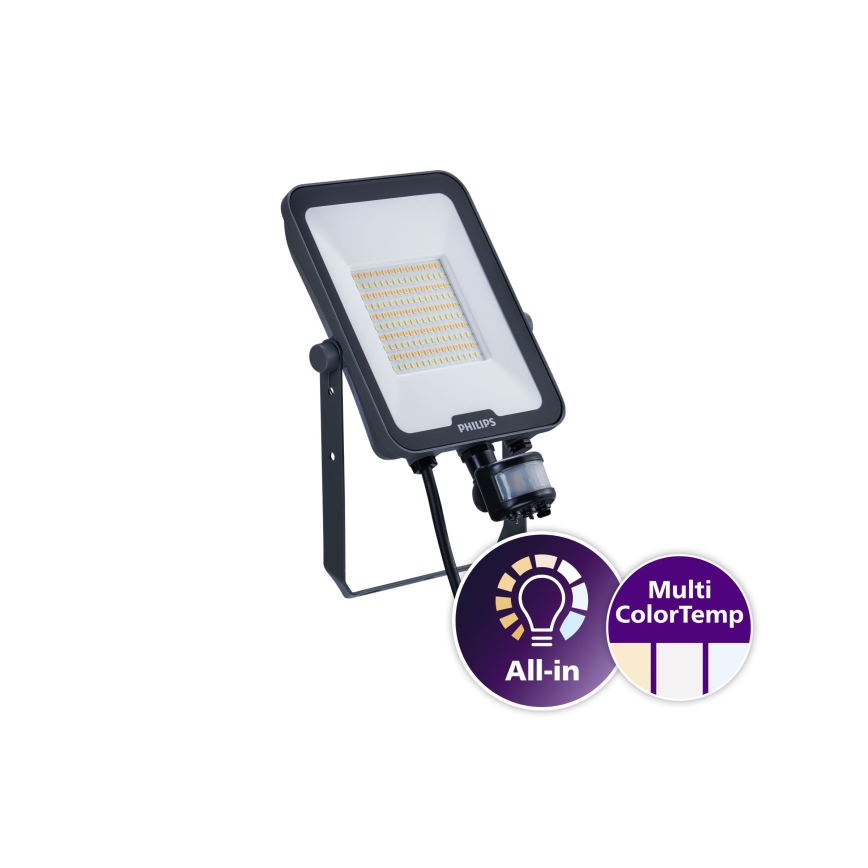 Philips - LED-reflektor mozgás- és alkonyatérzékelővel LEDINAIRE ALL-IN LED/50W/230V 3000/4000/6500K IP65