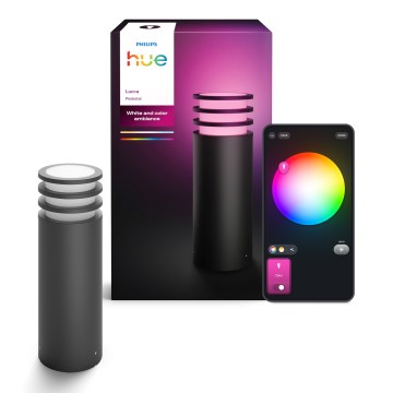 Philips - LED RGB dimmelhető kültéri lámpa Hue LUCCA 1xE27/8,1W/230V 40 cm 1000-20000K IP44